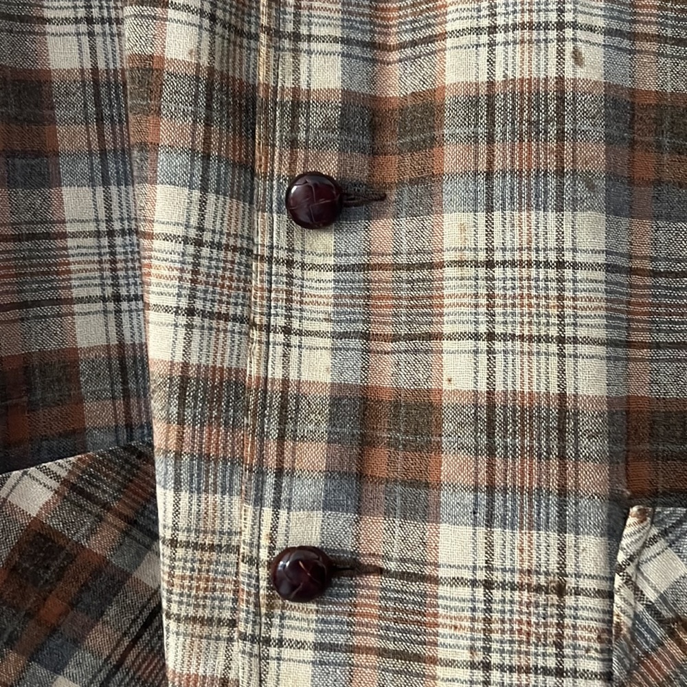 VTG Pendleton Plaid Wool Blazer/Sportcoat Size Medium - Picture 3 of 13
